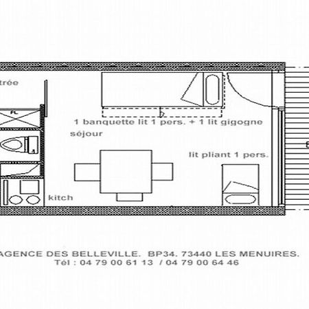 Residence Dorons - Studio Lumineux - Centre Station - Balcon Mae-3414 Saint-Martin-de-Belleville Luaran gambar